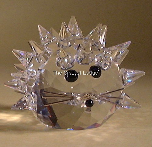 Swarovski_Hedgehog_small_round_silver_whiskers_010018 | The Crystal Lodge