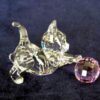 Swarovski_kitten_standing_pink_wool_631856 | The Crystal Lodge