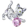 Swarovski_kitten_standing_pink_wool_631856 | The Crystal Lodge