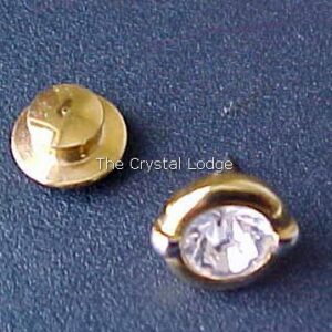 Swarovski_1998_round_gold_clear_event_pin | The Crystal Lodge