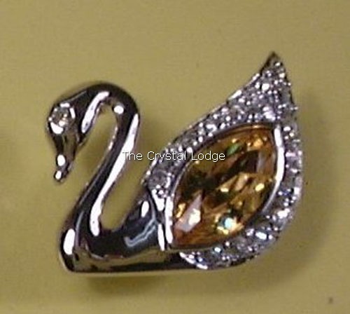 Swarovski_2004_Anna_swan_yellow_event_pin | The Crystal Lodge