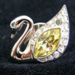 Swarovski_2004_Anna_swan_yellow_event_pin_RARE_blue_eye_1_WM Swarovski_2004_Anna_swan_yellow_event_pin | The Crystal Lodge