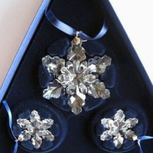 Swarovski_2008_Christmas_ornament_set_of_3_946487 | The Crystal Lodge