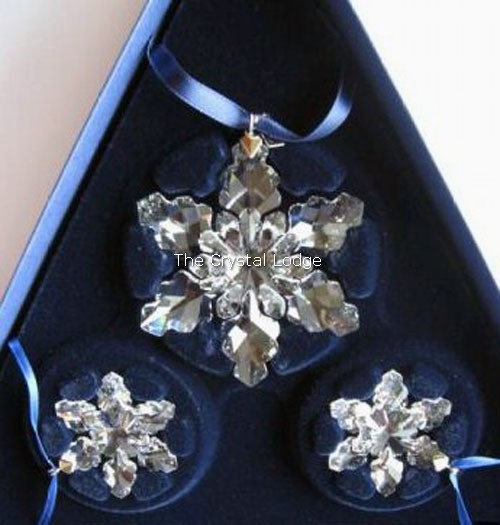 Swarovski_2008_Christmas_ornament_set_of_3_946487 | The Crystal Lodge