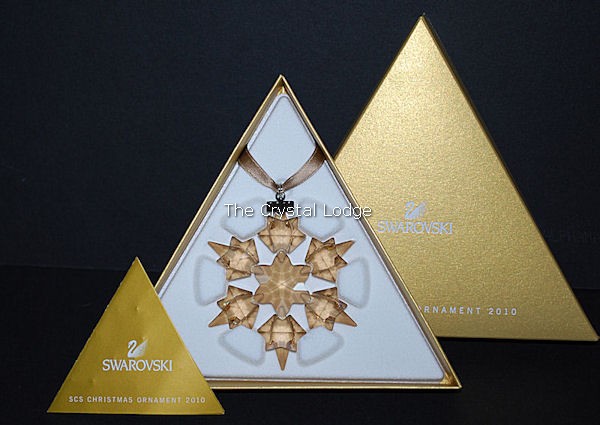 Swarovski_2010_Christmas_ornament_gold_SCS_members_10545600 | The Crystal Lodge