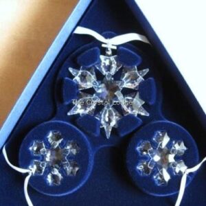 Swarovski_2010_Christmas_ornament_set_of_3_1041316 | The Crystal Lodge