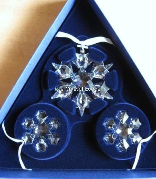 Swarovski_2010_Christmas_ornament_set_of_3_1041316 | The Crystal Lodge