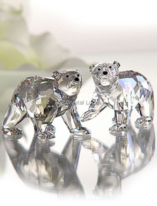 Swarovski_2011_annual_edition_polar_bear_cubs_crystal_moonlight_1079156 | The Crystal Lodge