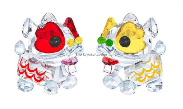 Swarovski_Asian_Symbols_Dancing_Lions_5302563 | The Crystal Lodge