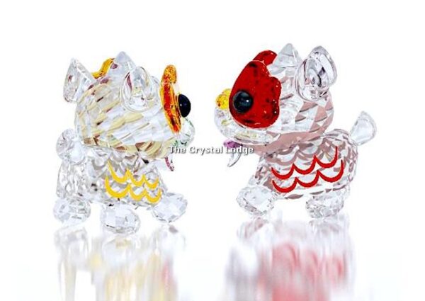 Swarovski_Asian_Symbols_Dancing_Lions_5302563 | The Crystal Lodge