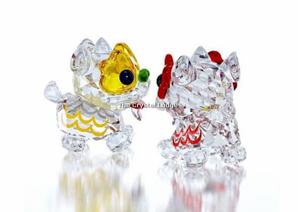 Swarovski_Asian_Symbols_Dancing_Lions_5302563 | The Crystal Lodge