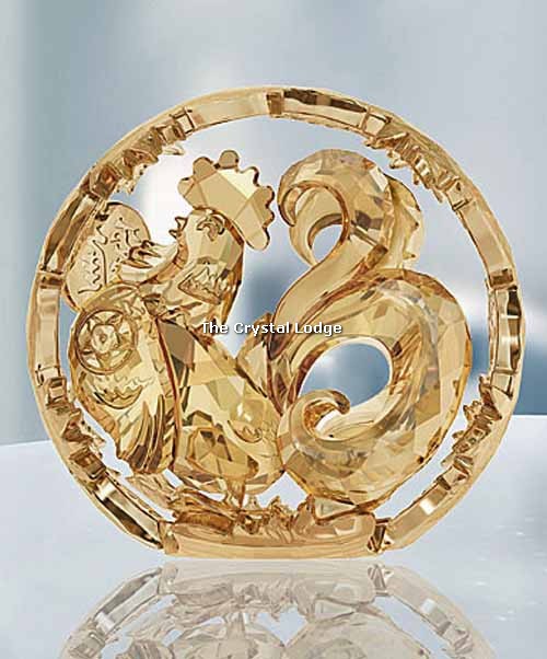 Swarovski_Chinese_Zodiac_Rooster_gold_5213550 | The Crystal Lodge