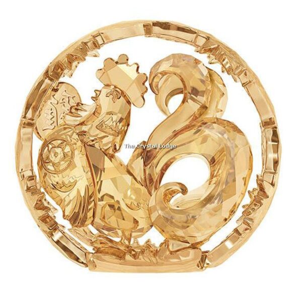 Swarovski_Chinese_Zodiac_Rooster_gold_5213550 | The Crystal Lodge