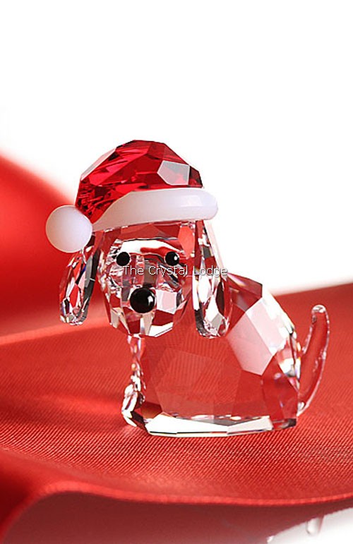 Swarovski_Christmas_dog_Santas_hat_5060449 | The Crystal Lodge