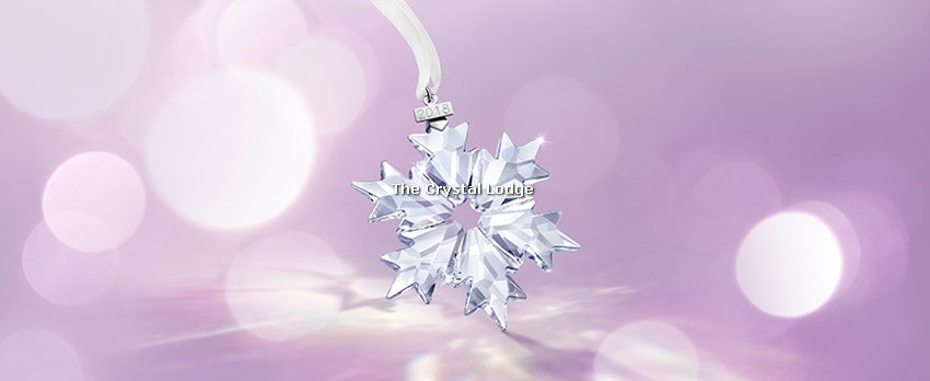 SWAROVSKI 2018 CHRISTMAS ORNAMENT 5301575 The Crystal Lodge Specialists  in retired Swarovski crystal UK's No