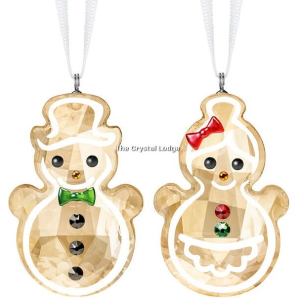 Swarovski_Christmas_ornament_set_Gingerbread_snowmen_5464885 | The Crystal Lodge