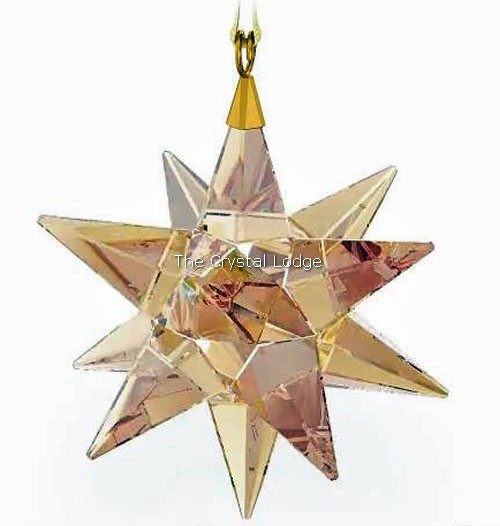 スワロフスキーStar Ornament Golden Shadow 3d-