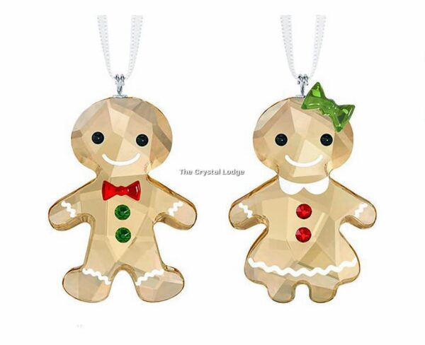 Swarovski_Gingerbread_Couple_Ornament_Set_5281766 | The Crystal Lodge