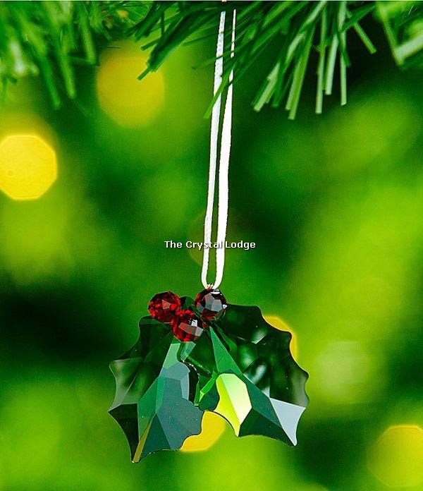 Swarovski_Holly_ornament_2_leaves_5286155 | The Crystal Lodge
