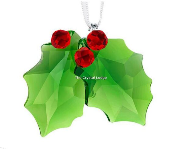 Swarovski_Holly_ornament_2_leaves_5286155 | The Crystal Lodge