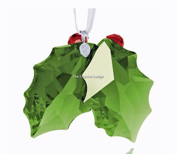 Swarovski_Holly_ornament_2_leaves_5286155 | The Crystal Lodge