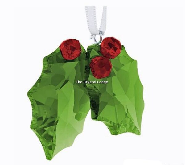 Swarovski_Holly_ornament_2_leaves_5286155 | The Crystal Lodge