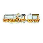 Swarovski_Journeys_train_locomotive_220505_2_WM Swarovski_Journeys_Viking_ship_267879 | The Crystal Lodge