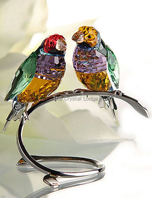 Swarovski_Paradise_birds_Gouldian_finches_1141675 | The Crystal Lodge