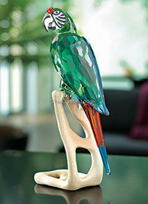 Swarovski_Paradise_birds_Macaw_chrome_green_685824 | The Crystal Lodge