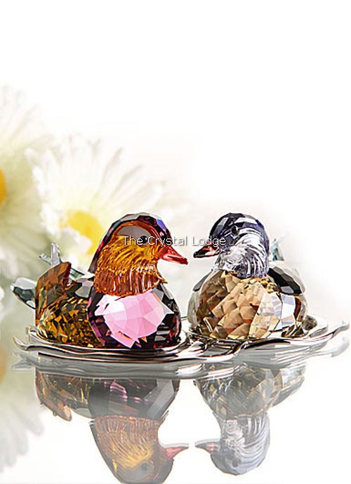 Swarovski_Paradise_birds_Mandarin_ducks_1141631 | The Crystal Lodge
