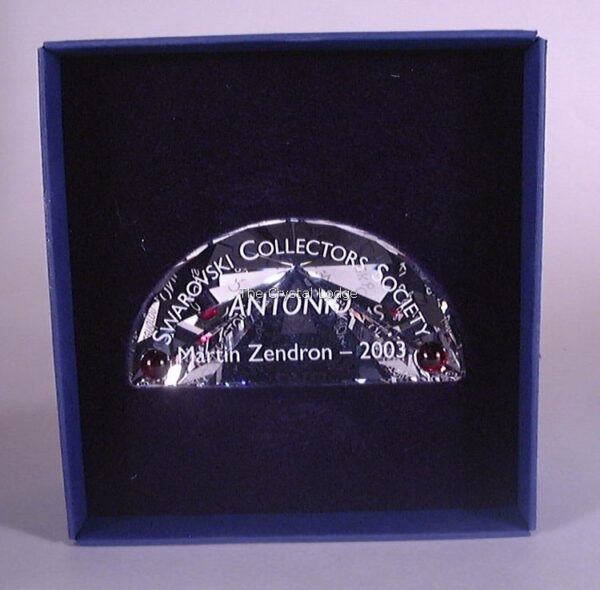 Swarovski_SCS_Antonio_annual_edition_plaque | The Crystal Lodge