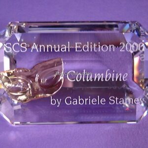 Swarovski_SCS_Columbine_annual_edition_plaque | The Crystal Lodge