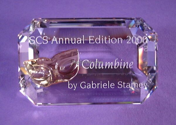 Swarovski_SCS_Columbine_annual_edition_plaque | The Crystal Lodge