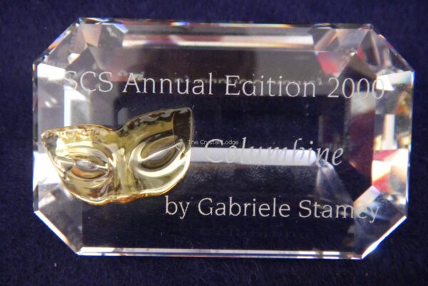 Swarovski_SCS_Columbine_annual_edition_plaque | The Crystal Lodge