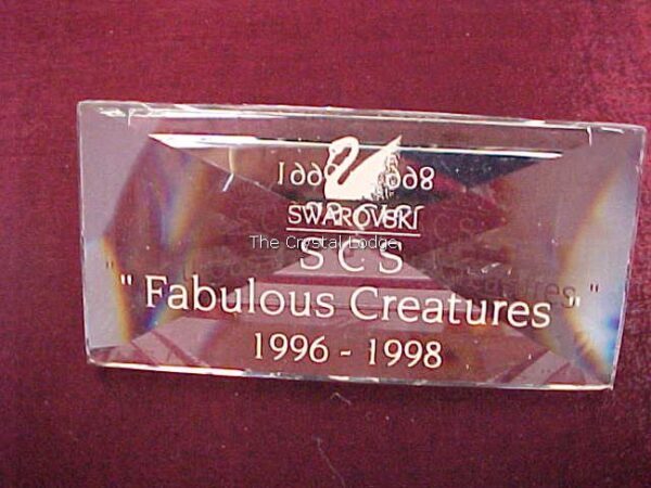 Swarovski_SCS_Fabulous_Creature_trilogy_plaque | The Crystal Lodge