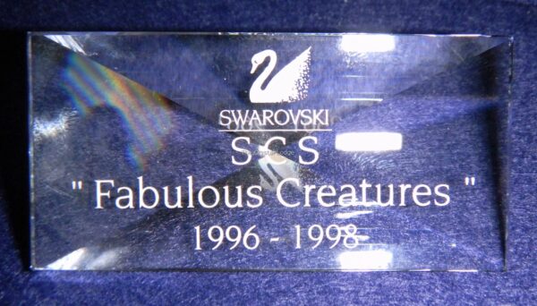 Swarovski_SCS_Fabulous_Creature_trilogy_plaque | The Crystal Lodge