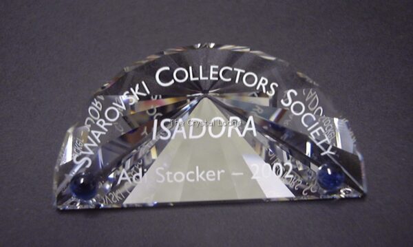 Swarovski_SCS_Isadora_annual_edition_plaque | The Crystal Lodge