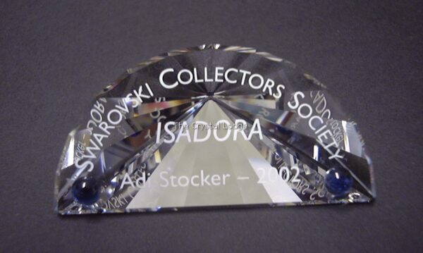 Swarovski_SCS_Isadora_annual_edition_plaque | The Crystal Lodge
