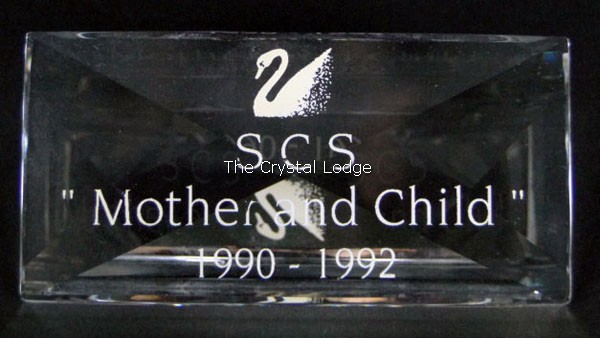 Swarovski_SCS_Mother_and_child_trilogy_plaque | The Crystal Lodge