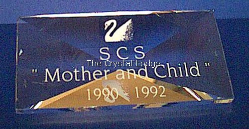 Swarovski_SCS_Mother_and_child_trilogy_plaque | The Crystal Lodge