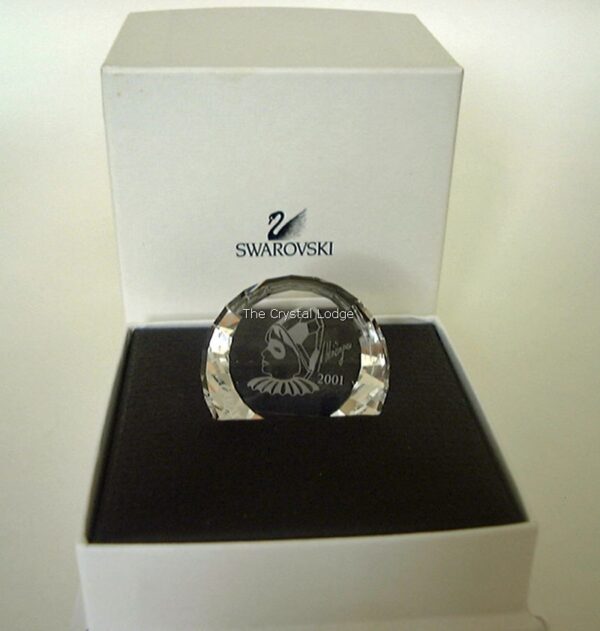 Swarovski_SCS_Paperweight_2001_Harlequin_40mm_disc_278713 | The Crystal Lodge
