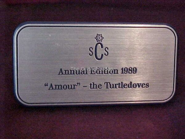 Swarovski_SCS_Turtledoves_silver_plaque | The Crystal Lodge