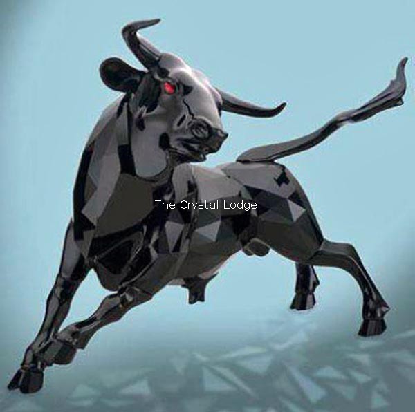 Swarovski_Signed_Numbered_limited_edition_2005_black_bull_660034 | The Crystal Lodge