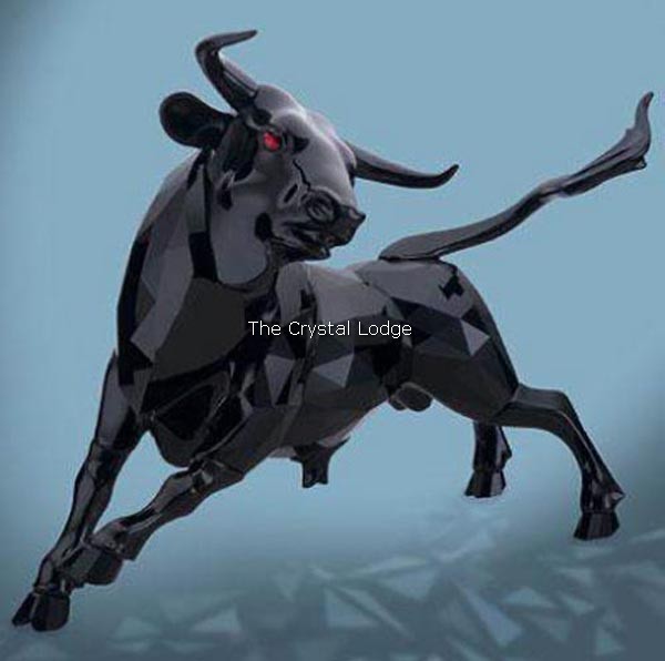Swarovski_Signed_Numbered_limited_edition_2005_black_bull_660034 | The Crystal Lodge