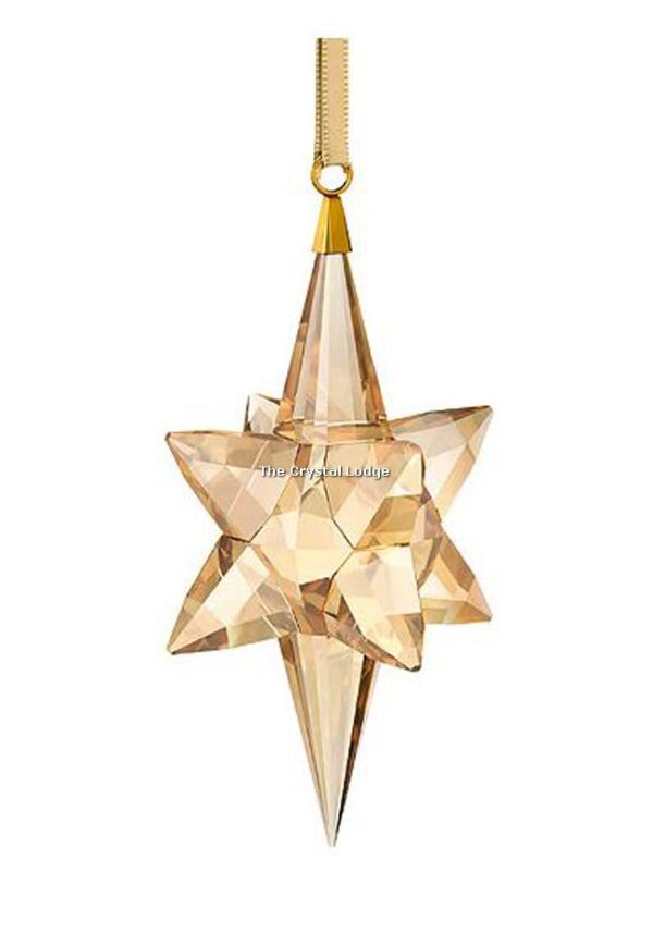 Swarovski_Star_ornament_gold_large_5301220 | The Crystal Lodge