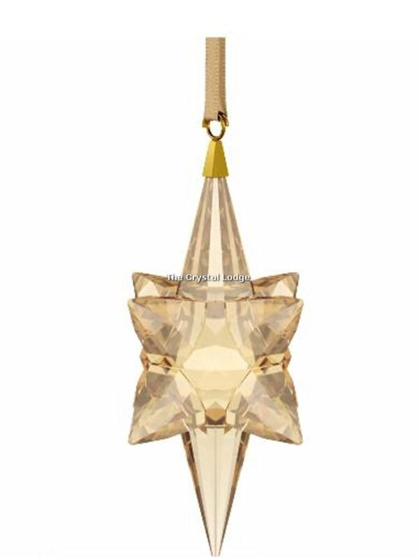 Swarovski_Star_ornament_gold_large_5301220 | The Crystal Lodge