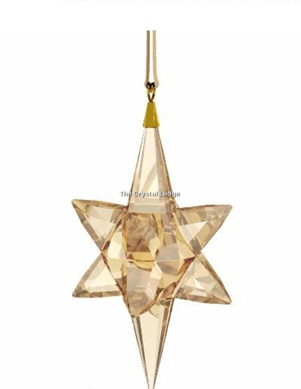 Swarovski_Star_ornament_gold_large_5301220 | The Crystal Lodge