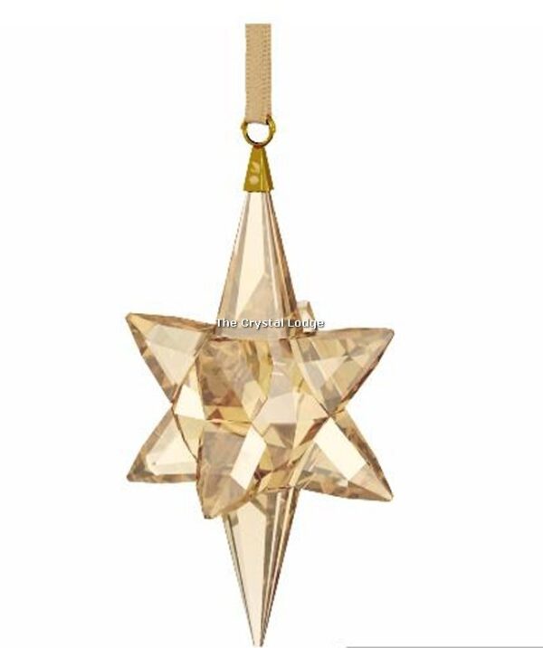 Swarovski_Star_ornament_gold_large_5301220 | The Crystal Lodge