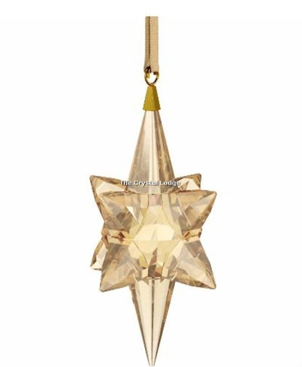 Swarovski_Star_ornament_gold_large_5301220 | The Crystal Lodge