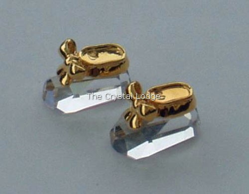 Swarovski_baby_shoes_gold_209453 | The Crystal Lodge